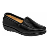 Florenza Mujer Zapato Confort En Color Negro  Cod 73383-1