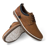 Negro Total Hombre Zapato Casual Color Camel Cod 101015-2