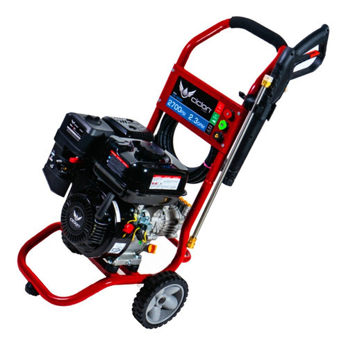 Hidrolavadora A Gasolina 6.5 Hp 2700psi Ciclon Cic-hg66e Color Rojo