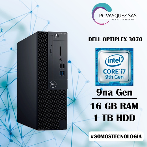 Torre Dell Optiplex 3070 Intel Core I7 9na