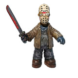 Homer Simpson Parodia Jason Voorhees Figura Artesanal 14cm 