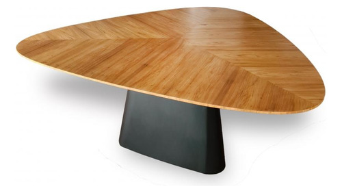 Mesa De Jantar Design Com 6 Cadeiras Pretas Design