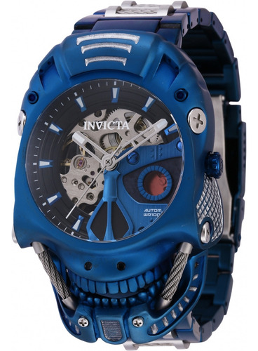 Invicta 42585 Automatico Terminator Skull Artist Azul Origin