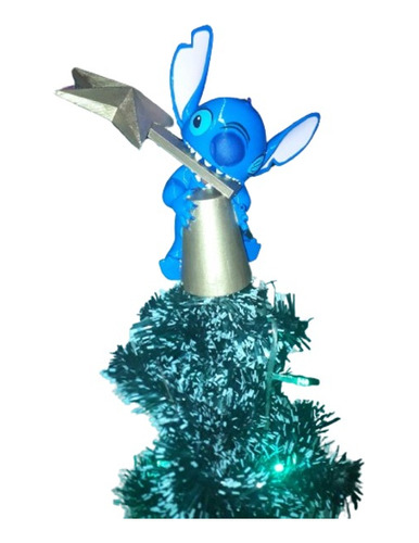 Puntal Árbol De Navidad Stitch (chico) - 3d - Envíos