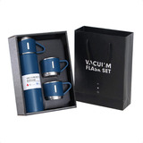 Set Termos Para Agua Caliente Termo Cafe 500 Ml + 2 Tazas 