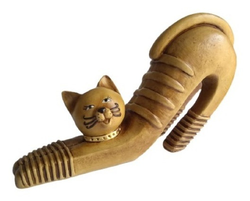  Peça Decorativa Gato Preguiça 
