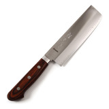 Japonés Cuchillo De Verduras Vg-1 Oro Mango Caoba De A...