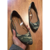 Padrisimos Zapatos Flats Mossimo Supply Verde Millitar 23.5!