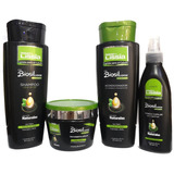 Kit Shampoo Acondicionador Tratamiento Comida Para Cabello