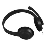 Headset C3tech Ph-02bk 2xp2 Com Microfone - Preto