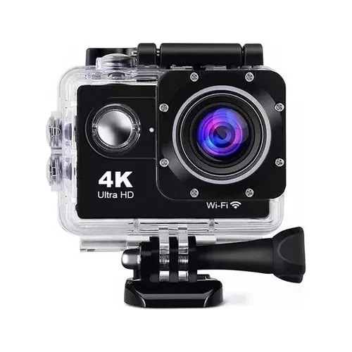 Câmera Sport 4k Filmadora A Prova D'água Capacete E Mergulho