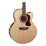 Washburn Heritage J40sce Guitarra Electroacústica Tapa Abeto Color Natural