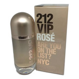 Perfume 212 Vip Rose 50 Ml - Original + Amostra.