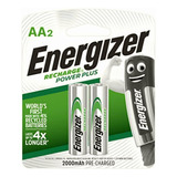 Energizer Pila Recargable Aa Paquete De 2 Pilas