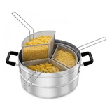 Espagueteira Multi-cozer Cozinhar Massa 3 Cestos S/tampa 18l