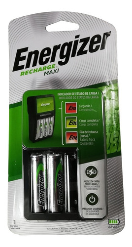 Cargador Energizer Maxi Para Baterías Aa Y Aaa