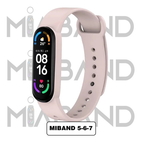 Pulsera Para Reloj Xiaomi Smart Band 5 1.1  Xmsh10hm Malla