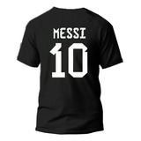 Lum - Remera Messi Seleccion Argentina 3 Estrellas - Algodon