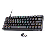 Tmkb T63 Teclado Inalambrico Para Juegos, Triple Modo Bt5.0/