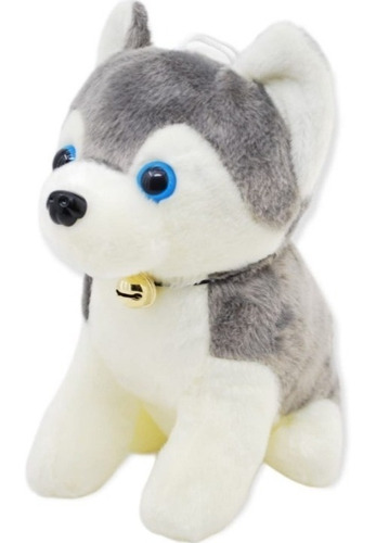 Peluche Husky Cachorro Gris Regalo Bebe Niño Niña Amistad