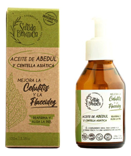 Aceite De Abedul Y Centella Asiática Sentida Botánica 100 Ml