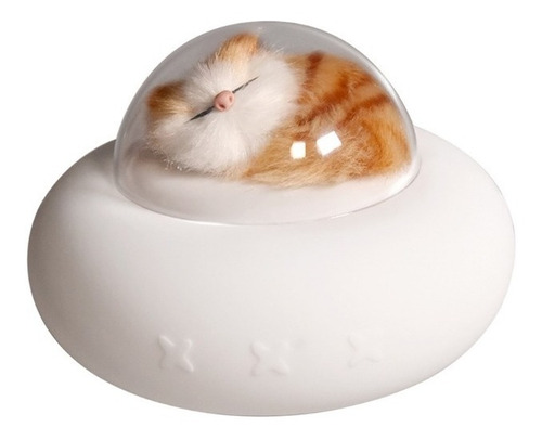 Lámpara De Silicona Espacial Gato Recargable Para Bebe