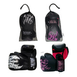 Kit 2 Pares  Luva Muay Thai The Fight