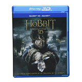 El Hobbit Batalla De Los Cinco Ejércitos Blu Ray 3d+br+dvd