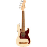 Ukelele Bajo Fender Fullerton Precision Bass Olympic White