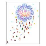 Adhesivo De Pared Decor Mandala Lotus