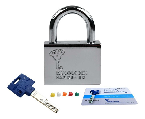 Candado De Alta Seguridad Mul-t-lock Mx6002 Color Gris