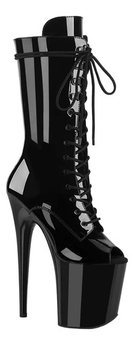 Botines Peep Toe Charol Flamingo-1051 Pleaser Pole Dance