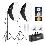 Ubeesize Softbox - Kit De Iluminacin Para Fotografa, Kit De