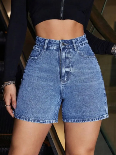 Short Dama Mezclilla Levanta Pompa Push Up Mujer | Meses sin interés