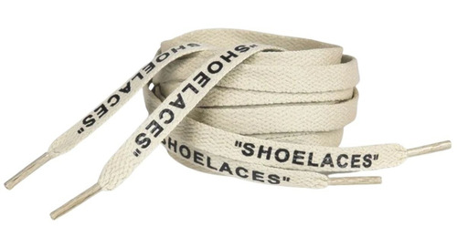 Par Cadarço Tênis Air Jordan 1 Shoelaces Off White 180cm 