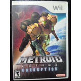 Metroid Prime 3 Corruption Nintendo Wii Original Usado