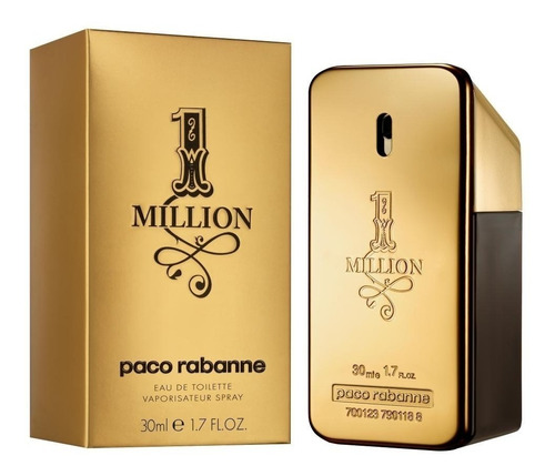 1 Million Paco Rabanne - Perfume Masculino - Eau De Toilette - 30ml