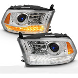 $7500 Par Faros Led Dodge Ram 2009 - 2018 Ojo Angel 2010 Drl