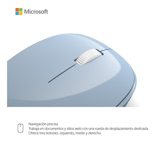Microsoft Mouse Bluetooth Pastel Blue Color Azul Marino