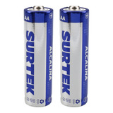 Pilas Baterias Alcalinas Aa Blíster 2 Piezas 1,5 V Surtek