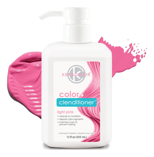 Keracolor Clenditioner Pink Hair Dye - Acondicionador De Dep