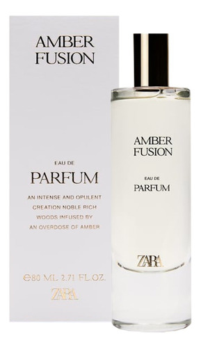 Perfume Importado Zara Amber Fusion Edp - 80ml