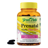 Greenfield Nutritions - Vitaminas Prenatales Halal Con Dha Y