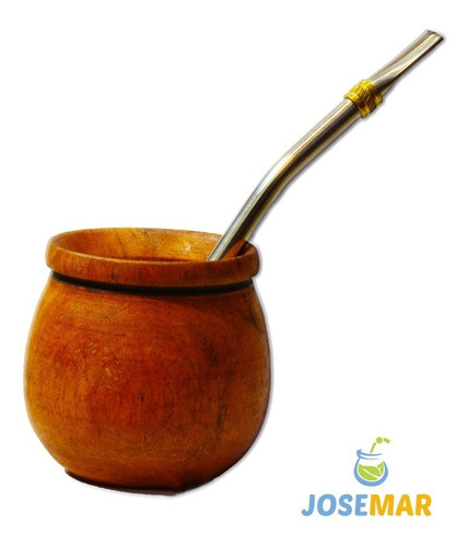 Mate Huevo Trabajado En Madera De Algarrobo.