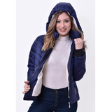 Campera Inflada Mujer Inflable Impermeable Con Polar Abrigos