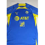 America Camiseta De Practica Usada Por Jugador 2022 Azul Gde