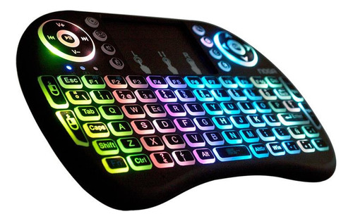 Mini Teclado Inalambrico Con Luz Rgb Smart Android Windows