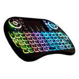 Mini Teclado Inalambrico Con Luz Rgb Smart Android Windows