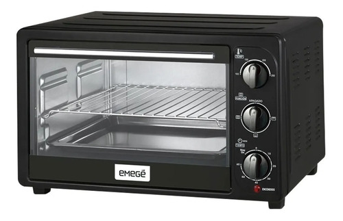 Horno Eléctrico De Mesa Grill Emege Hemg42n 42 Litros