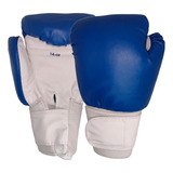 Guantes Boxeo Adulto Oz Cuero Pu Abrojo Bolsa Kick Muay Thai